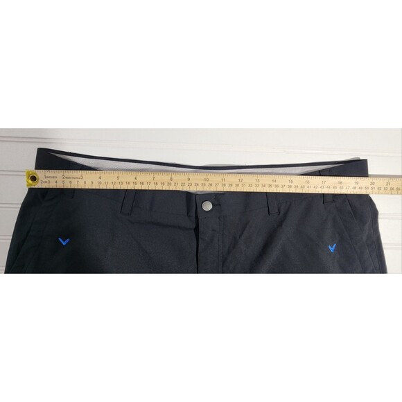 Callaway Navy Blue Golf Shorts Blue Embroidered Logo Mens Size 40 - Picture 9 of 14